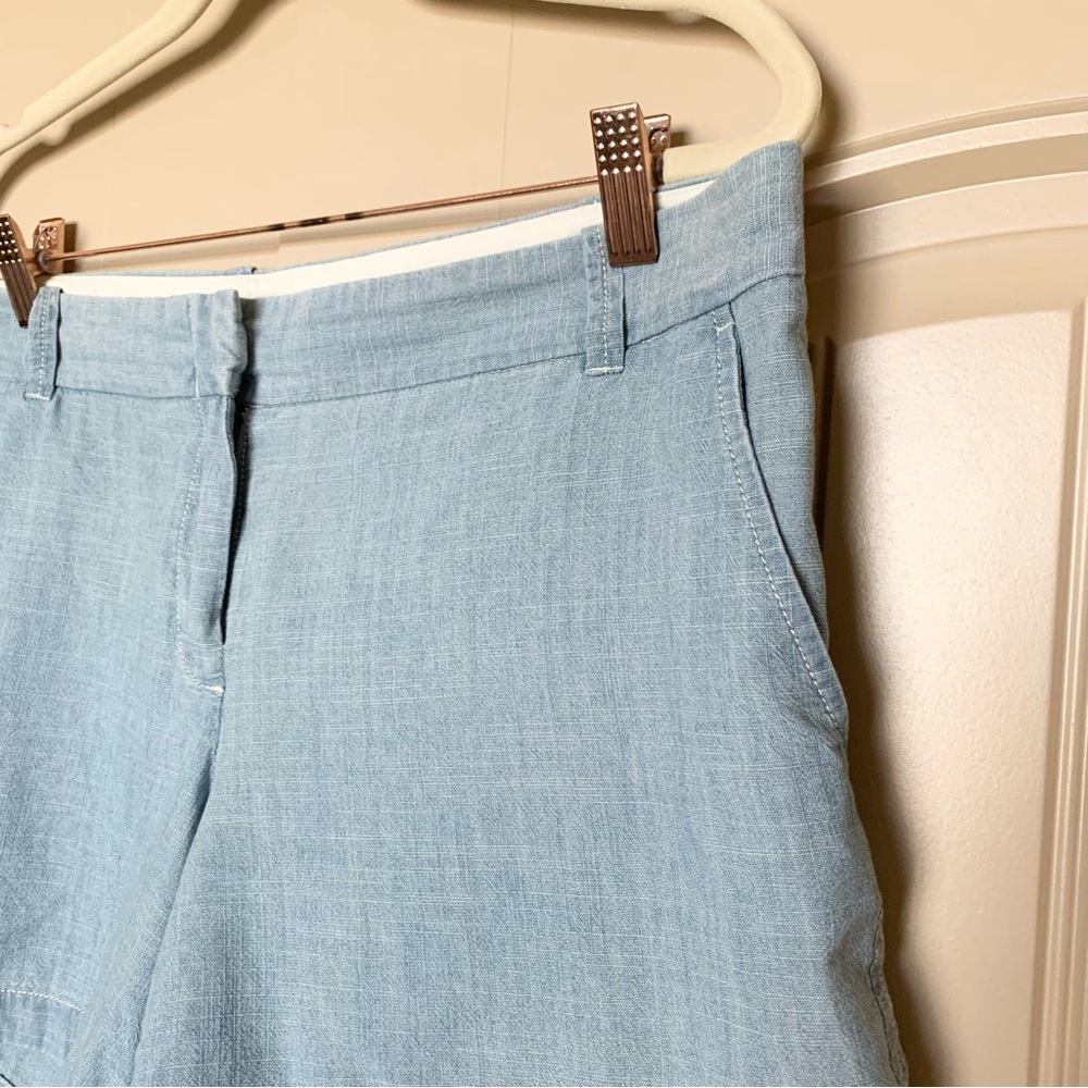 J.Crew Light Blue Chambray Chino Shorts - Picture 3 of 6
